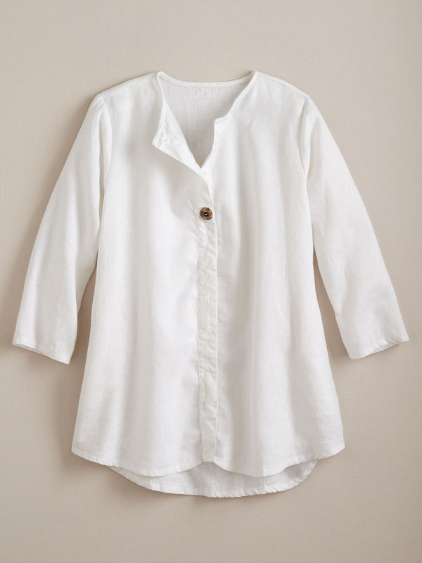 Essential US Linen Popover Tunic