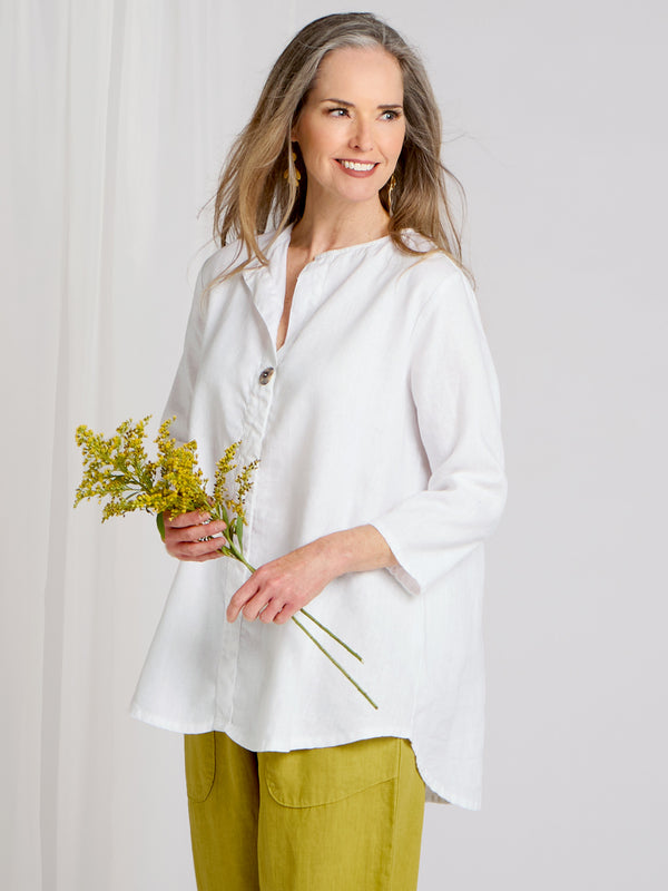 Essential US Linen Popover Tunic