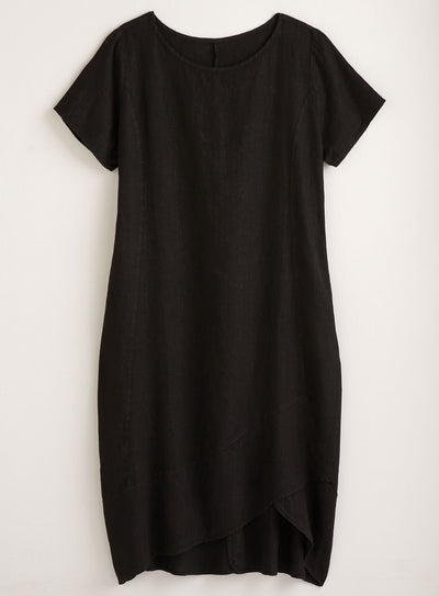 Essential US Linen Drop-Waist Dress