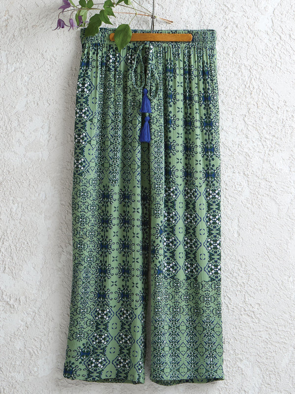 Mint Mandala Festival Pants