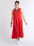 Classic Cotton Sleeveless Tank Dress - Slub Knit Solid