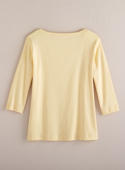 Cotton Comforts Boatneck Top