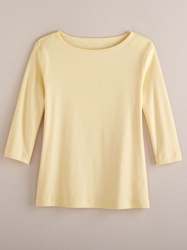 Cotton Comforts Boatneck Top