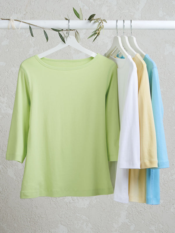 Cotton Comforts Boatneck Top