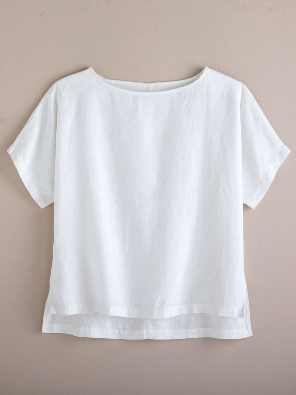 Essential US Linen Boxy Top