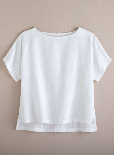 Essential US Linen Boxy Top