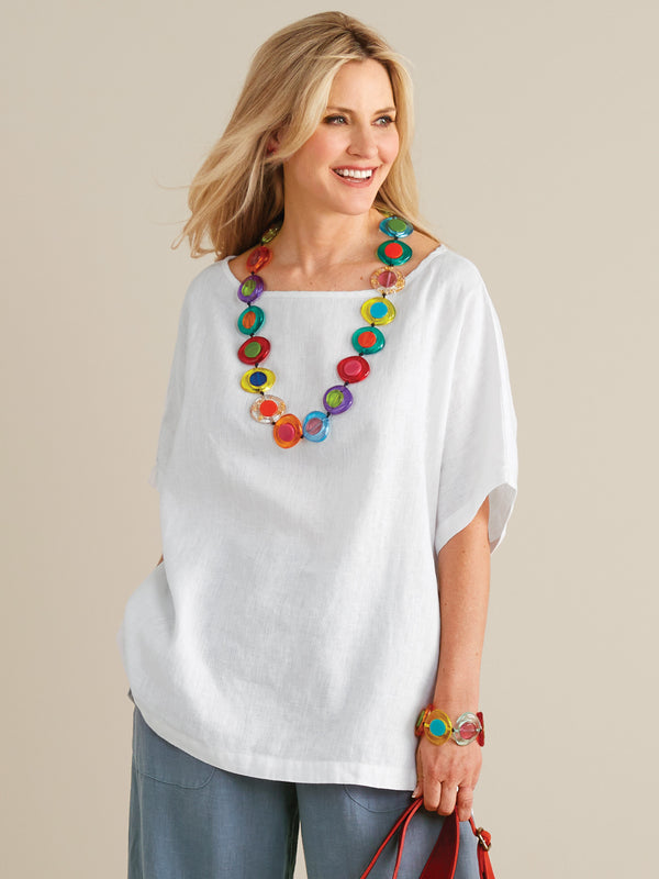 Essential US Linen Boxy Top