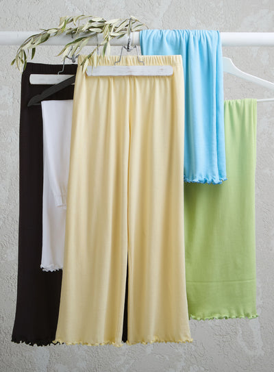 Cotton Comforts Lettuce Edge Capris