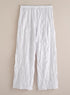 White Party Crinkle Capris