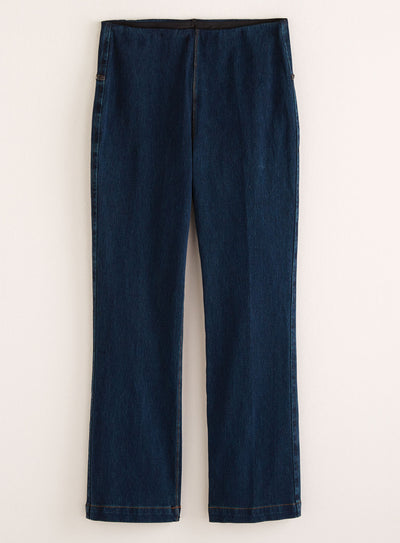 High Rise Stretch Denim Blue Jeans