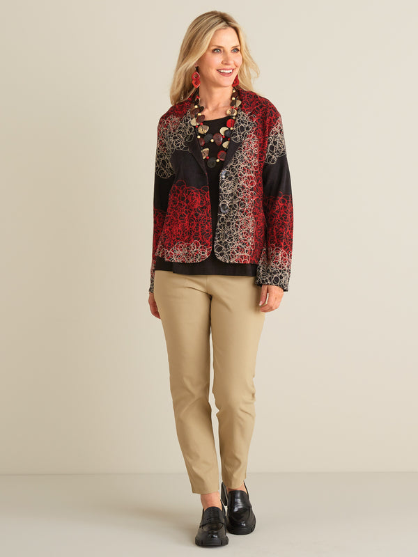 In the Loop Jacquard Jacket Outfit