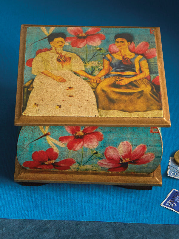 Las Dos Fridas Decoupage Box