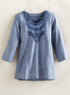 Oaxaca Chambray Tunic