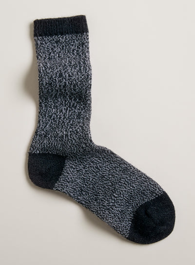 Cozy Alpaca Two-tone Socks