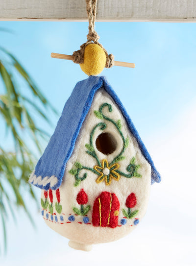 Felted Alpine Birdhouse