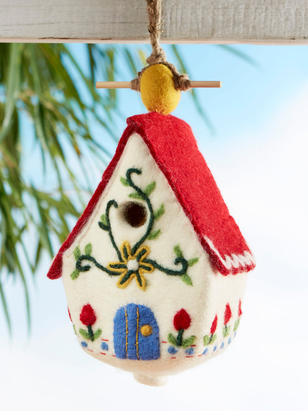 Felted Alpine Birdhouse