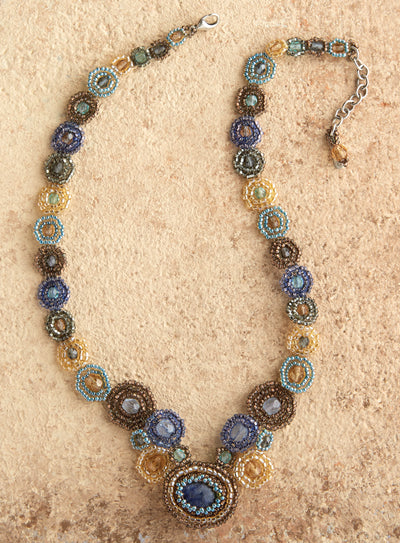 Atitlán Beaded Medallion Necklace