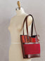 Illimani Wool and Suede Tote