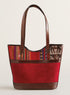 Illimani Wool and Suede Tote