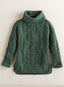 Irish Trellis Turtleneck Sweater