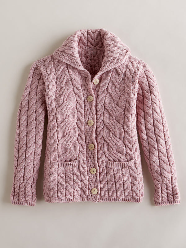 Irish Rose Cable Cardigan