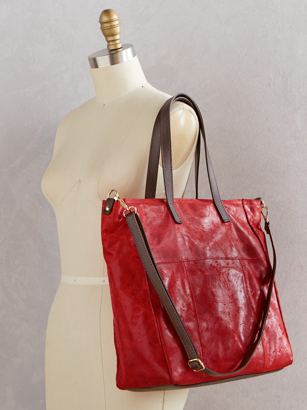 Tuscan Brushed Leather Tote