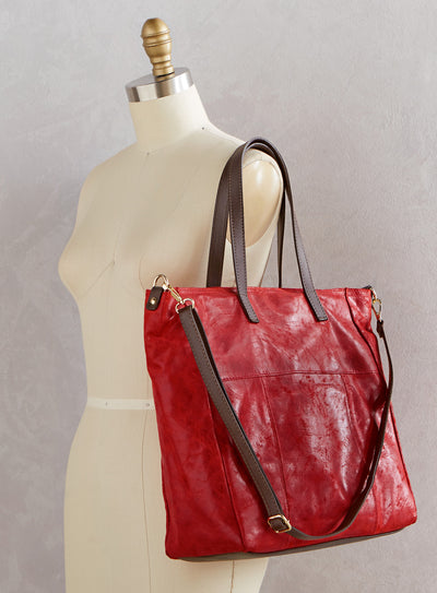 Tuscan Brushed Leather Tote