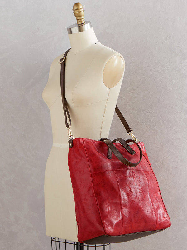 Tuscan Brushed Leather Tote