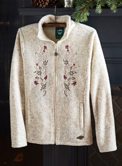 Alpine Flower Wool Jacket