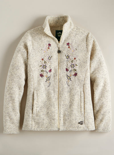 Alpine Flower Wool Jacket