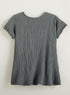 Crinkle Cotton Trapeze Tee