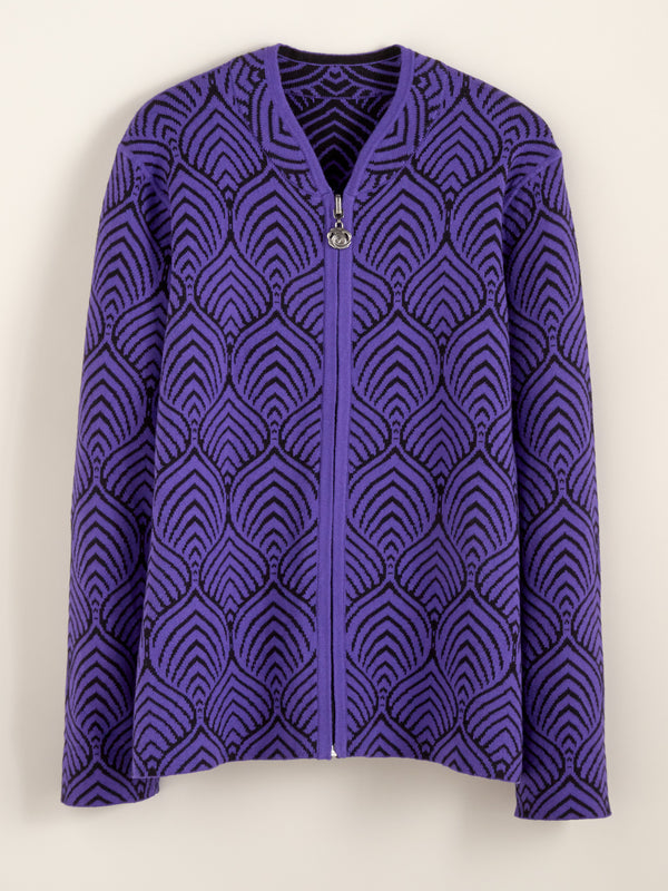 Deco Indulgence Reversible Sweater Jacket