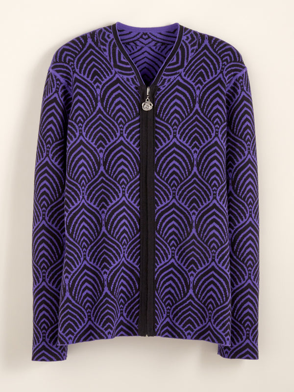 Deco Indulgence Reversible Sweater Jacket