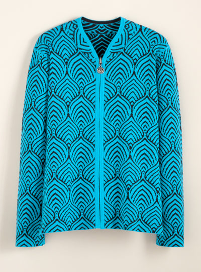 Deco Indulgence Reversible Sweater Jacket