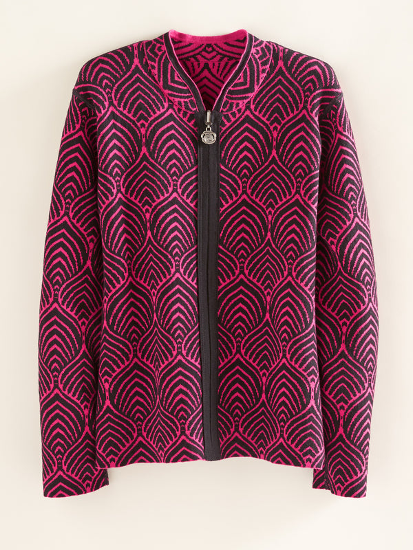 Deco Indulgence Reversible Sweater Jacket