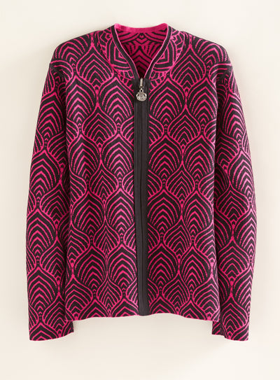 Deco Indulgence Reversible Sweater Jacket