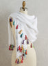 Color Burst Tassel Wrap