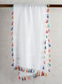 Color Burst Tassel Wrap