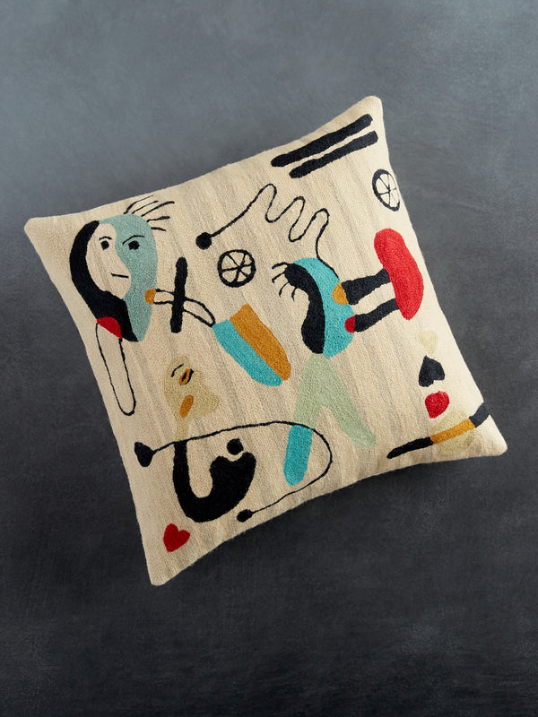 Surreal Synergy Throw Pillows