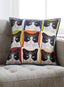 Nine Lives Throw Pillow