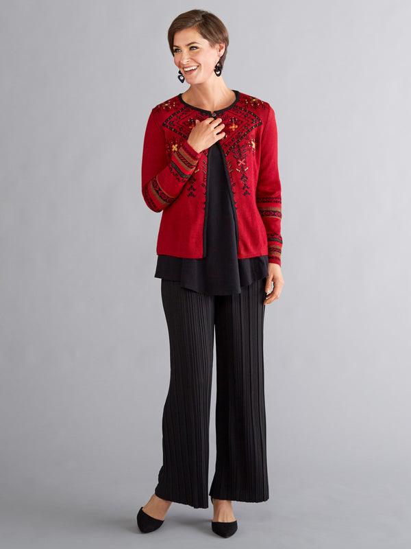 Peak of Elegance Cardigan Outfit