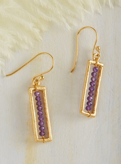 Intoxicating Amethyst Earrings