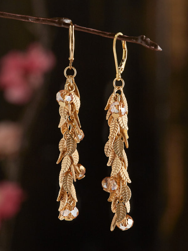 Crystal Verdure Earrings