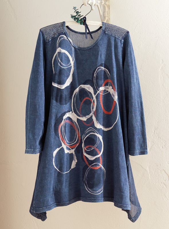 Ring Toss Mineral-washed Tunic