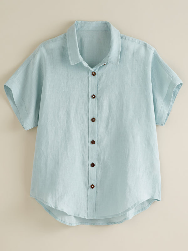 Algarve European Linen Camp Shirt