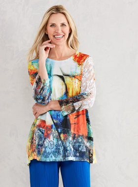 Paintbox Mesh Tunic