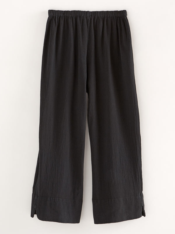 Galveston Wide-Leg Cotton Gauze Pant