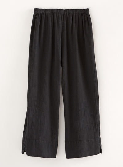 Galveston Wide-Leg Cotton Gauze Pant