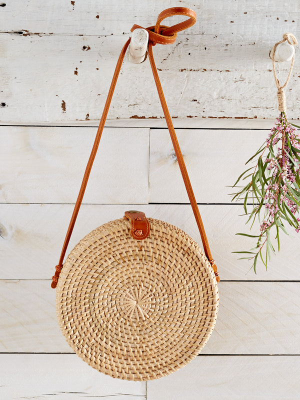 Balinese Rattan Basket Bag