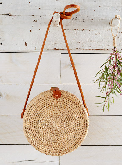 Balinese Rattan Basket Bag